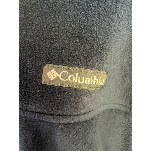 Columbia‎ Full Zip lightweight Fleece Jacket Mens Navy Size large - Picture 3 of 5